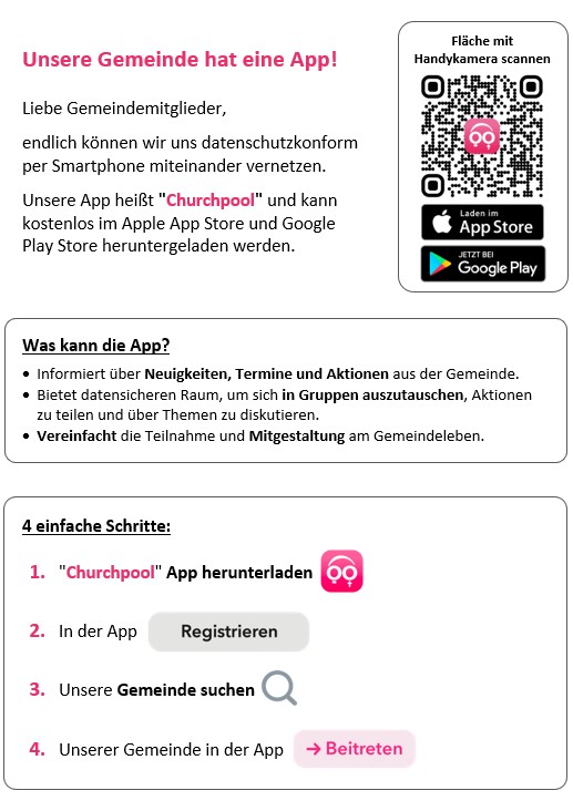 Infoseite Churchpool