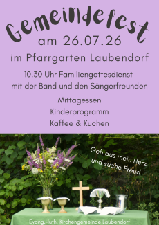 Gemeindefest Laubendorf