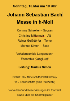 Konzert h-Moll Messe