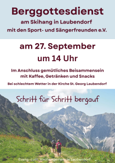 Berggottesdienst 2025