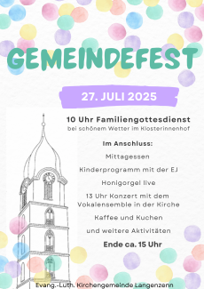 Gemeindefest Langenzenn
