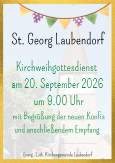 Kirchweih Laubendorf 2026