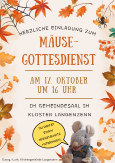 Mäusegottesdienst Oktober 2026